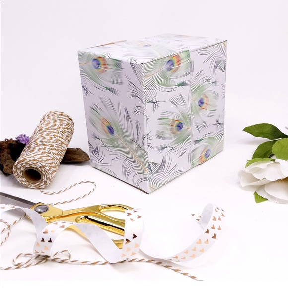 CLEARANCE 10 (6X6X4) Peacock Boxes PRICE IS FIRM - Picture 2 of 6